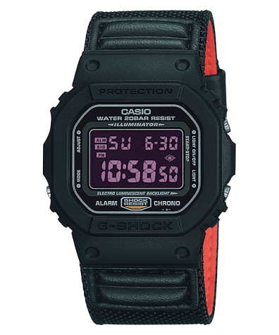 G-SHOCK スクエア DW-5600B-1A 商品画像