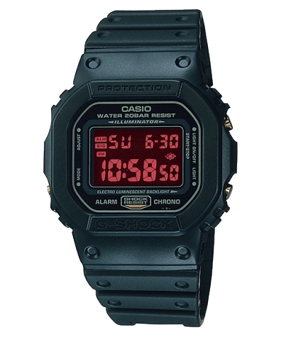 G-SHOCK スクエア DW-5600RE-1 商品画像