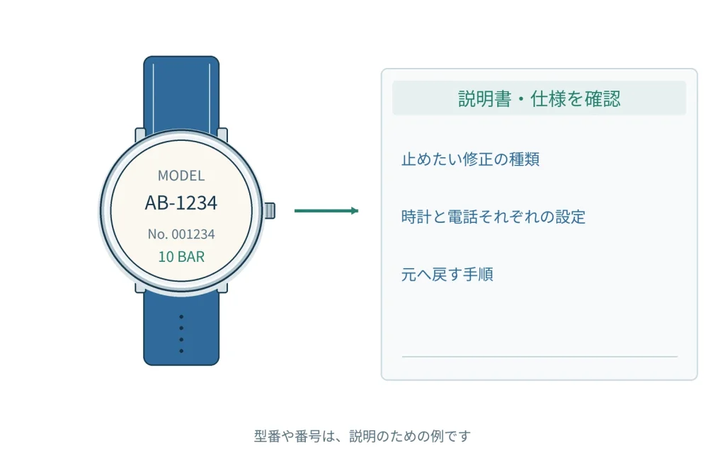 時刻の自動修正を止めたいとき